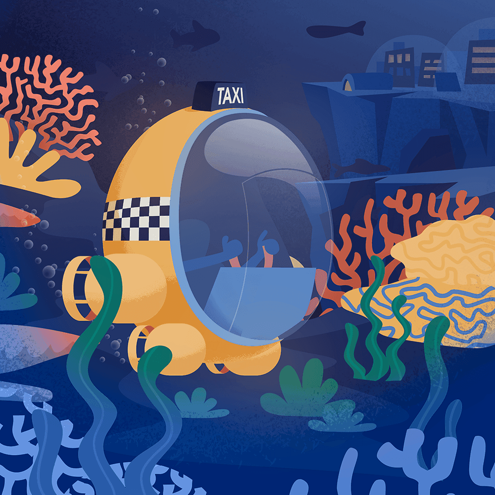 Underwater City Part V: Train to Coral Reef